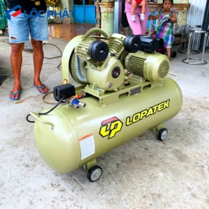Máy nén khí LOPATEK 3HP 100L 8bar dùng điện 220V