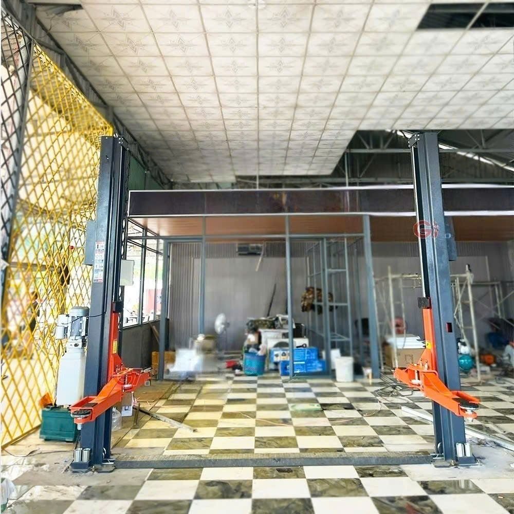 Tổng thể Cầu nâng 2 trụ cổng dưới OMEGA chính hãng