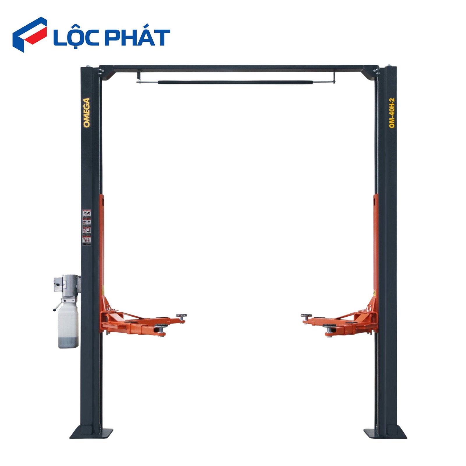 Cầu Nâng 2 Trụ Cổng Trên OMEGA (Lock giật 2 bên, tay 3 khớp nối) 1 Cầu nâng 2 trụ giằng trên Omega OM 40 H 1