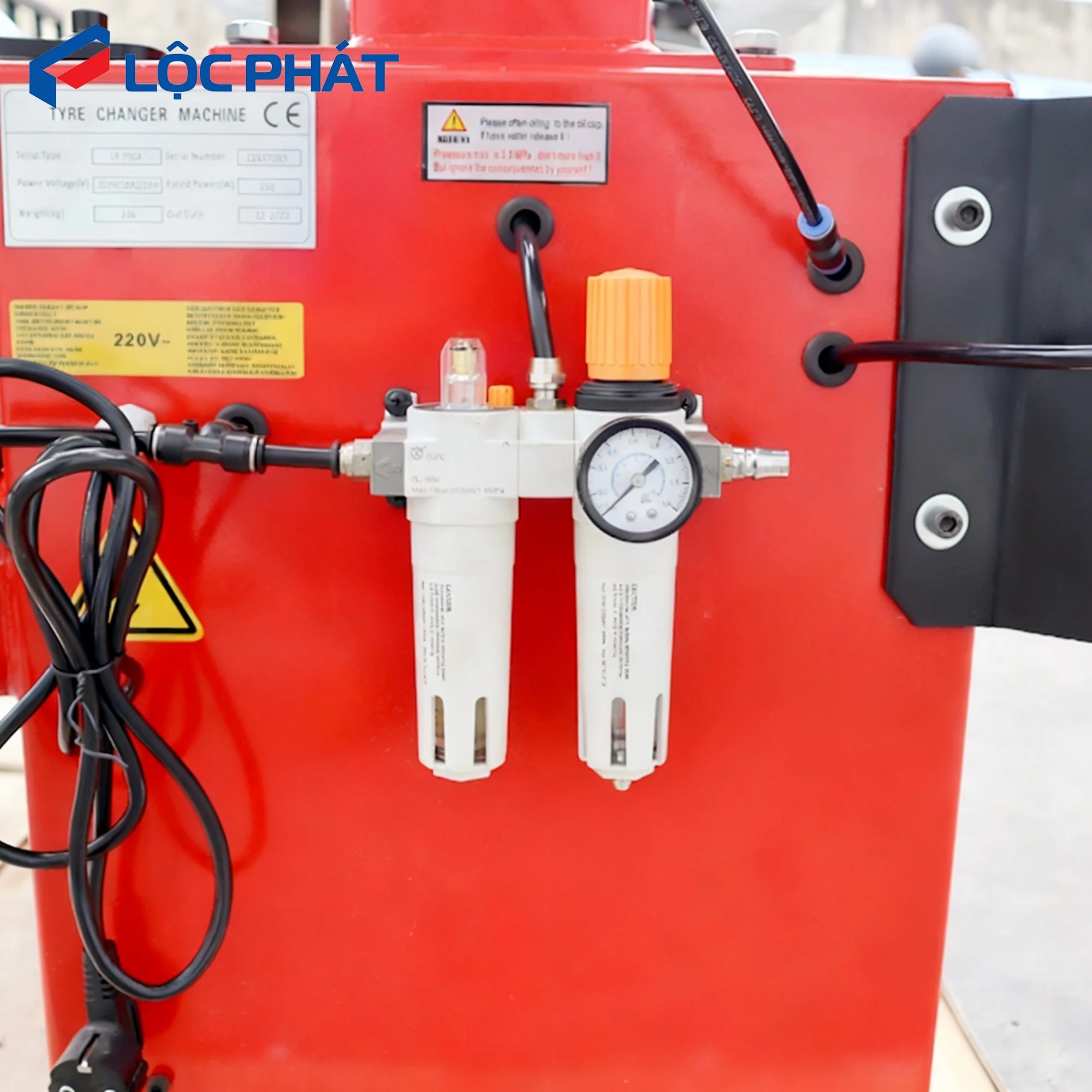 Top 1 Máy Tháo Vỏ Xe Du Lịch Cần Xoay Ngang SunTek LP-990A 25 Cụm mỏ vịt tách lốp an toàn