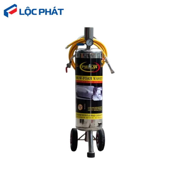 Bình Phun Bọt Tuyết Pallas 18L: Đột Phá Doanh Thu Gara 2026 2 Bình phun bọt tuyết Pallas 18L inox cao cấp, thiết bị rửa xe chuyên nghiệp
