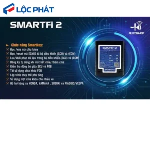 Chức năng Smartkey của máy chẩn đoán SMARTFi2 cho xe máy Honda, Yamaha, Suzuki, Piaggio.