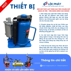 Đội hơi trung quốc 20 tấn thân cao, thông tin chi tiết sản phẩm
