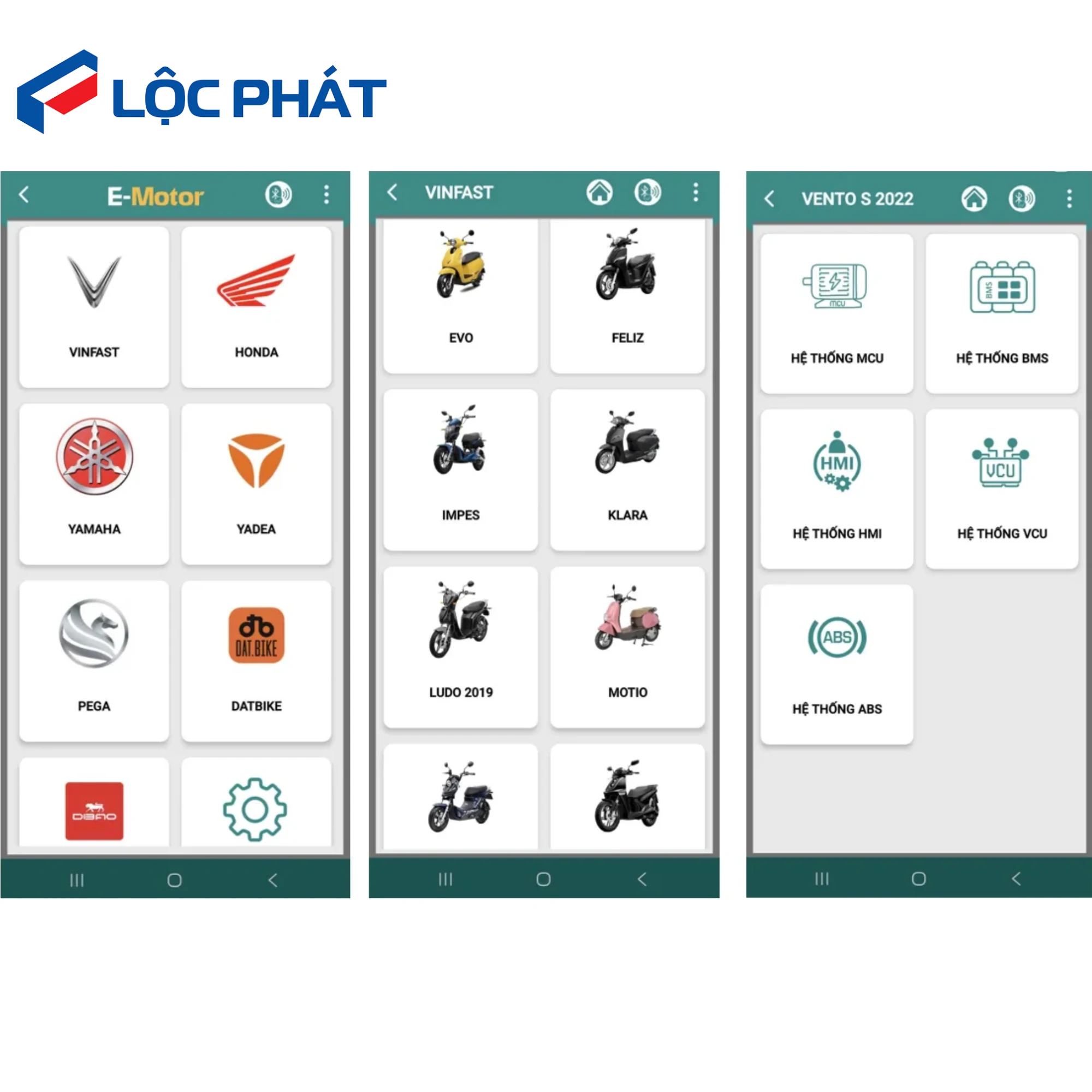 E: Thiết Bị Chẩn Đoán & Tùy Chỉnh Tốc Độ Xe Điện Top 1 2026 9 Giao diện phần mềm E MOTOR hiển thị dữ liệu hệ thống xe VinFast Vento