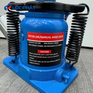 Kích thủy lực hơi 20 tấn Trung Quốc siêu lùn, nâng hạ xe tải nặng.