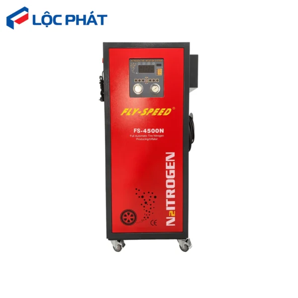 Máy Bơm Khí Nitơ Lốp Xe FS-N4500: Lựa Chọn Đỉnh Cao Số 1 2026 1 Máy bơm khí nitơ lốp xe FS-N4500 tự động, hiển thị rõ ràng thông số kỹ thuật và bảng điều khiển.