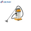 Máy hút bụi KUMISAI 30 Lít, công suất 1500W, thân inox, thiết kế hiện đại, dễ dàng di chuyển.