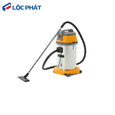 Máy hút bụi KUMISAI 30 Lít, công suất 1500W, thân inox, thiết kế hiện đại, dễ dàng di chuyển.