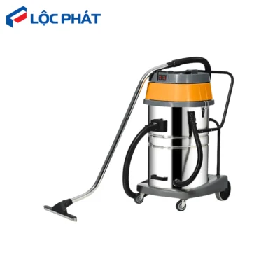 Máy hút bụi công nghiệp KUMISAI 80L (KMS80A) với thiết kế mạnh mẽ, sẵn sàng hoạt động.
