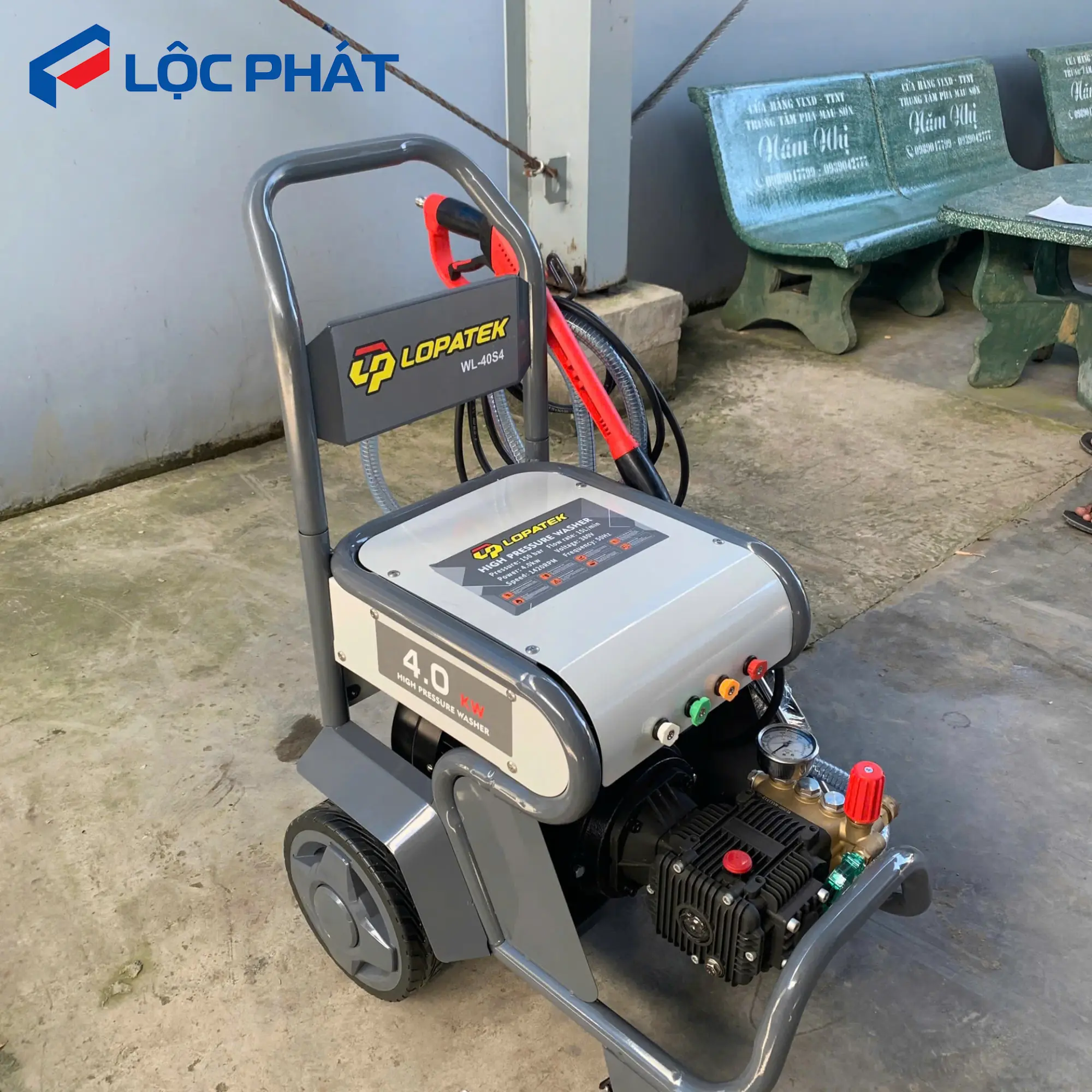 MÁY RỬA LOPATEK WL-40S2 4KW - Đỉnh Cao Sinh Lời 2026 13 Kết cấu khung thép vững chãi của MÁY RỬA LOPATEK