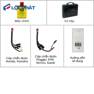 AVP CONNECT: Thiết Bị Remap & Chẩn Đoán Đỉnh Cao 2026 9 Phụ kiện AVP CONNECT: Cáp chẩn đoán cho Honda, Yamaha, Piaggio, SYM, Kymco