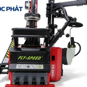 Chi tiết thân máy tháo lốp Fly Speed FS-860LI bàn đạp khí nén và cụm điều khiển cần phụ RH752A