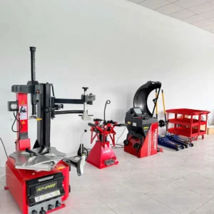 Dàn thiết bị làm lốp garage ô tô với máy tháo vỏ Fly Speed FS-850 RH-750