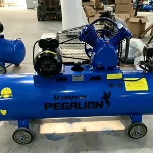Hình ảnh thực tế máy nén khí dây đai 2 cấp Pegalion 3HP 120L 12.5Bar tại kho Thiết Bị Lộc Phát