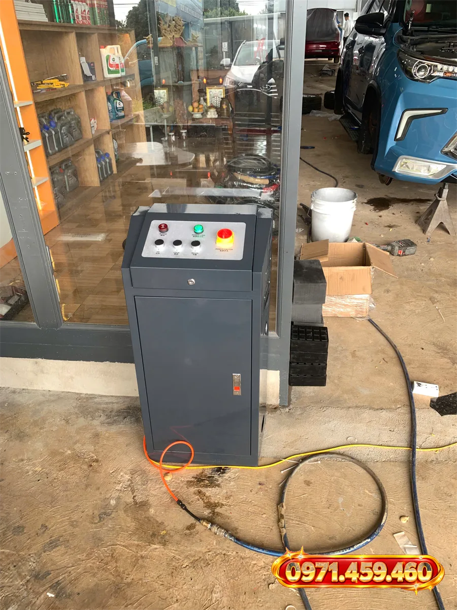 Tủ điều khiển điện thủy lực trung tâm cầu nâng cắt kéo Alpha 4 tấn