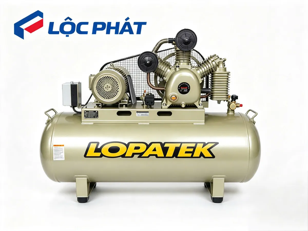 Máy Nén Khí 2 Cấp LOPATEK AW80012 10HP 500L 12 Bar: Chính Hãng 10 Máy nén khí 2 cấp Lopatek AW80012 10HP 500L 12 bar chính hãng Thiết Bị Lộc Phát